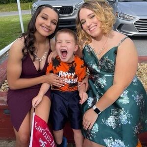 Beautiful floral green homecoming dress, worn once, bought for 50 dollars